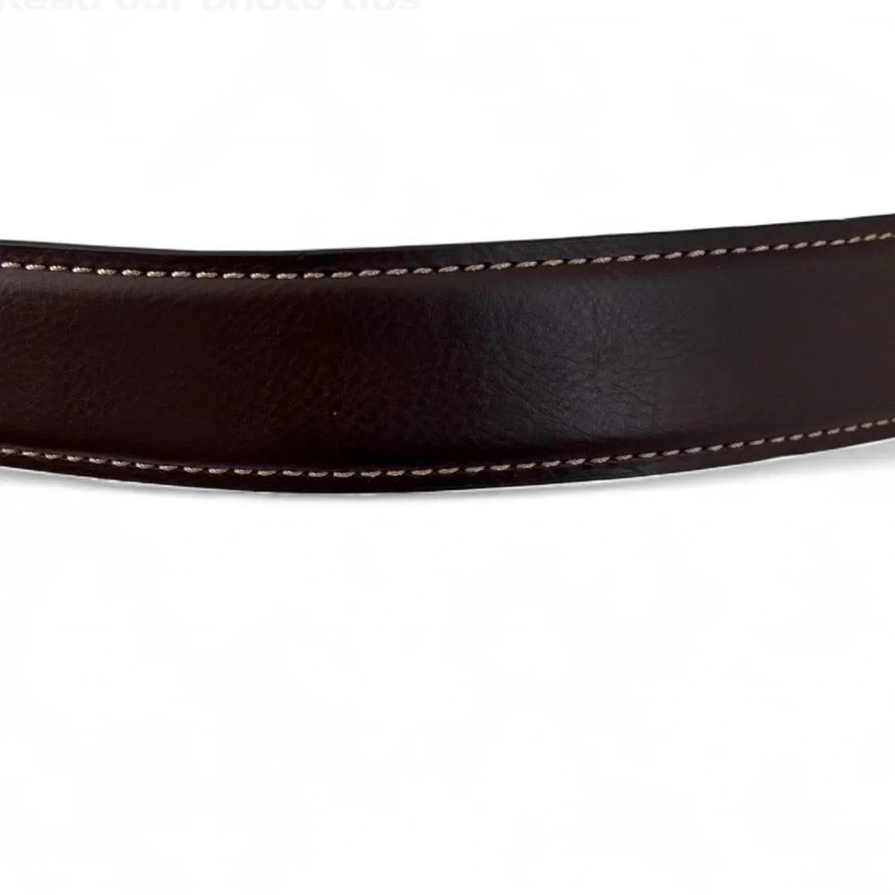 Columbia Sportswear Brown Genuine Leather Classic Belt Mens Size XL 42-44 - Picture 5 of 8